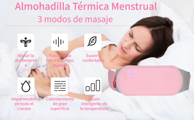 CólicoZen ™ - Cinta Térmica Ventral Contra Cólicos Menstruales